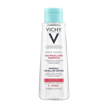 Vichy Purete Thermale Eau Micellar Minerale Water Καθαριστικό Νερό Ντεμακιγιάζ για Ευαίσθητη Επιδερμίδα 200ml