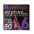 Wellion Medfine Plus Penneedles 31G x 6 mm x 50 Τμχ