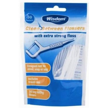 Wisdom Clean Between Flossers X 30