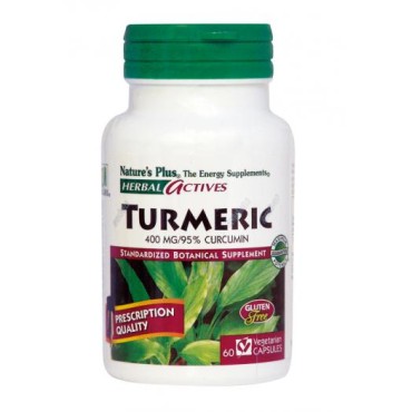 Nature's Plus Turmeric 400 mg X 60  Veggie Caps