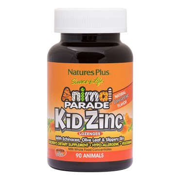 Nature's Plus Animal Parade Kidzinc Lozenges 8mg 90caps