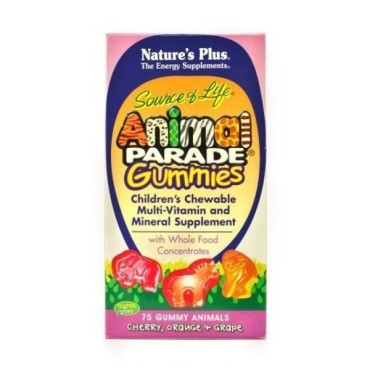 Nature's Plus Animal Parade Assorted  Gummies 75 Μασώμενες Ταμπλέτες
