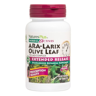 Nature's Plus Ara-Larix Olive Leaf 30Tabs
