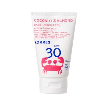 Korres Coconut And Almond Baby Sunscreen SPF30 100ml