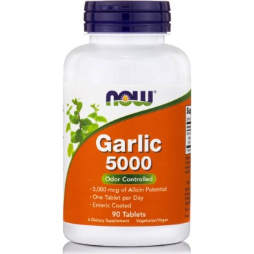 Now Foods Garlic 5000 mcg x 90 Tabs
