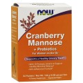 Now Foods Cranberry Mannose Probiotics For Women On The Go x 24 Packets