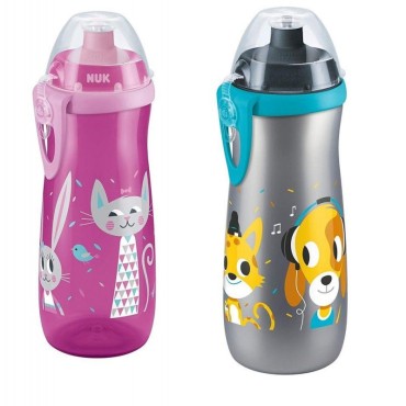 Nuk First Choice Παγουράκι Sports Cup Με Καπάκι Push-Pull (10.255.412) 450ml