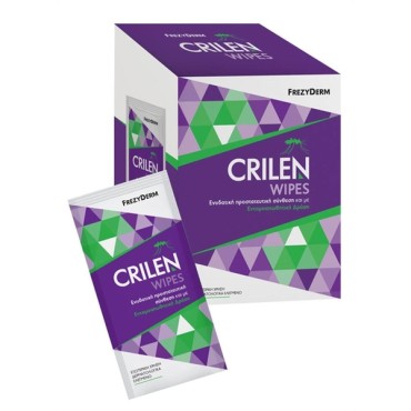 Frezyderm Crilen Wipes Ενυδατικά Εντομοαπωθητικά Μαντηλάκια x 20 Τμχ