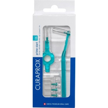 Curaprox Cps Prime Start 0,6 Interdental Brushes x 5 Τμχ + 2 Λαβές