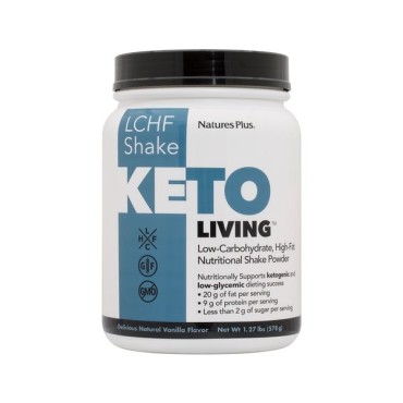 Nature's Plus KetoLiving LCHF Shake Natural Vanilla Flavour 578 gr