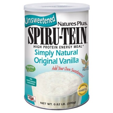 Nature's Plus Spiru-Tein Simply Natural Vanilla Unsweetened 370 gr