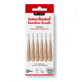 The Humble Co. Interdental Bamboo Brush Size 2-0.50mm Red 6 Τεμ