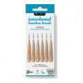The Humble Co. Interdental Bamboo Brush Size 3-0.60mm Blue 6 Τεμ