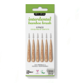 The Humble Co. Interdental Bamboo Brush Size 5-0.80mm Green 6 Τεμ