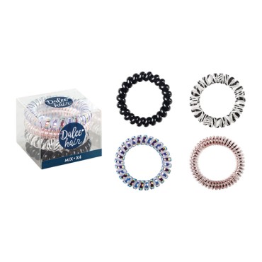 Medisei Dalee Hair Spirals Mix X 4