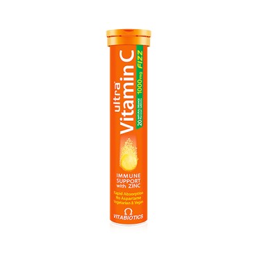 Vitabiotics Ultra Vitamin C 1000mg Orange Flavour 20 eff tabs