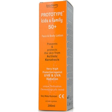 Boderm Prototype Kids And Family Face And Body Lotion Spf50+ 200ml