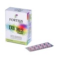 Geoplan Fortius D3 2500iu + B12 1000mg Vitamins x 30 Tabs