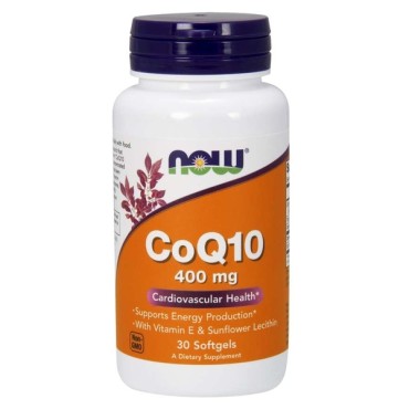 Now Foods CoQ10 400 mg x 30 Softgels