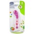 Chicco Baby's First Spoon Κουτάλι Σιλικόνης 8+ (16100.30) ΡΟΖ