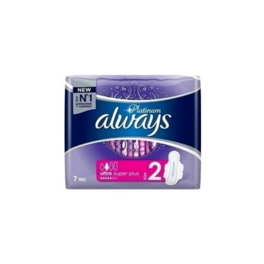 Always Platinum Ultra Super Plus No 2 Με Φτερά 7 Τεμ