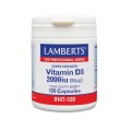 Lamberts Vitamin D3 2000 IU X 120 Caps