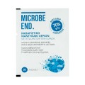 Medisei Microbe End Καθαριστικό Μαντηλάκι Χεριών με Ήπια Αντισηπτική Δράση 1 Τεμ