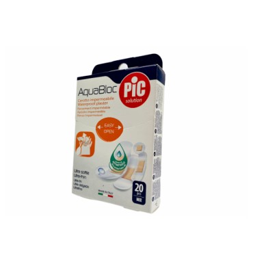 Pic Solution AquaBloc Αυτοκόλλητο Τσιρότο Αδιάβροχο Διάφορα Μεγέθη 20Τεμ