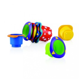 Nuby Stacking Cups Κύπελλα Στοίβαξης 6+ μηνών 1 Τεμ