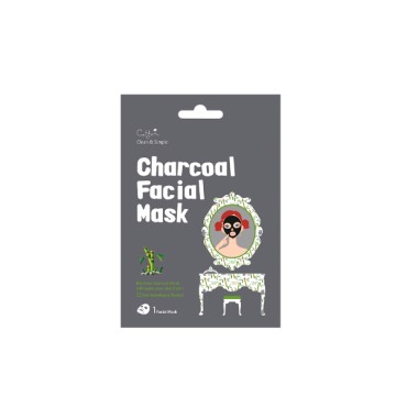 Cettua Clean & Simple Charcoal Facial Mask 1Τεμ