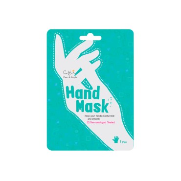 Cettua Clean & Simple Hand Mask 1 Ζεύγος