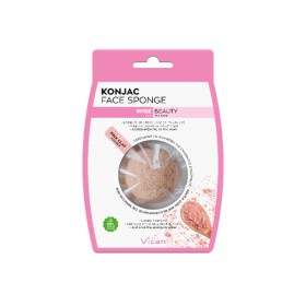 Vican Wise Beauty Konjac Face Sponge Pink Clay 1Τεμ