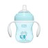 Chicco Transition Cup 4m+ Σιελ Με Στόμιο Σιλικόνης 200ml