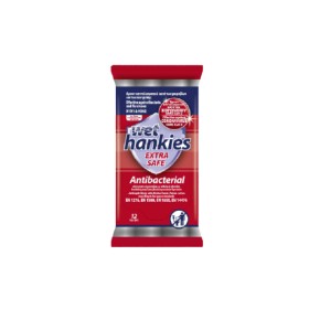 Wet Hankies Extra Safe Antibacterial x 12Τεμ