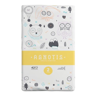 Agnotis Βρεφικες Πανες No2 (3-6 kg) 42Τεμ