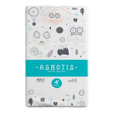 Agnotis Βρεφικές Πάνες No4+ (9-20 kg) 40Τεμ