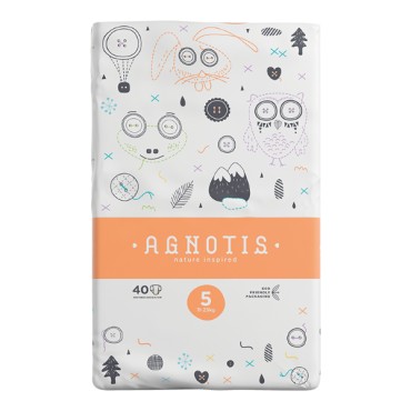 Agnotis Βρεφικές Πάνες No5 (11-25 kg) 40Τεμ