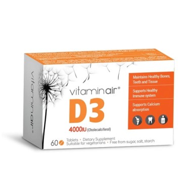 Medicair VitaminAir D3 4000iu 60 ταμπλέτες