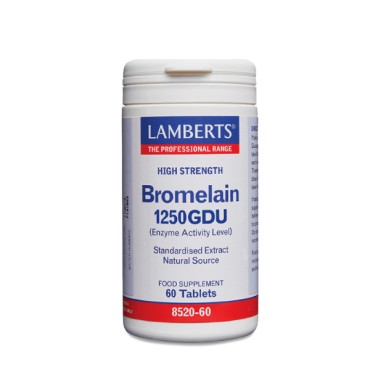 Lamberts Bromelain 1250GDU 500mg 60Tabls