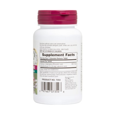 Nature's Plus Herbal Actives Valerian Extended Release 600mg 30Tabs