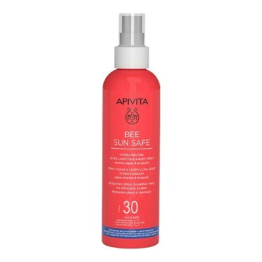 Apivita Bee Sun Safe Hydra Melting Ultra-Light Face & Body Spray Spf30 200ml