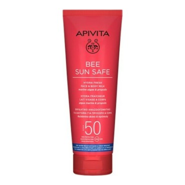 Apivita Bee Sun Safe Hydra Fresh Face & Body Milk Spf50 200ML