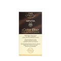 Apivita My Color Elixir Kit Μόνιμη Βαφή Μαλλιών 7.43 Ξανθό Χάλκινο Μελί