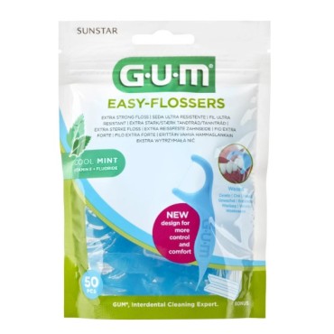 Gum 890 Easy Flosser Mint Νήμα Σε Διχάλες x 50Τεμ