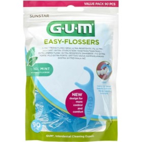Gum 890 Easy Flosser Mint Νήμα Σε Διχάλες x 90Τεμ