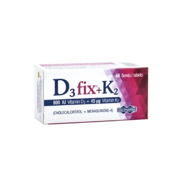 Uni-Pharma D3 Fix 800 IU + K2 X 60 Tabs