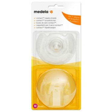 Medela Ψευδοθηλές Σιλικόνης Με θήκη 2Τεμ