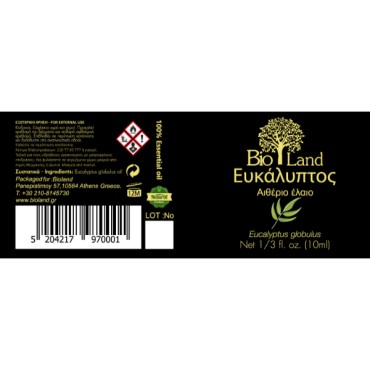 Bioland Αιθέριο Έλαιο Ευκάλυπτος 10ml