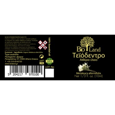 Bioland Αιθέριο Έλαιο Τεϊόδεντρο 10ml