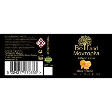 Bioland Αιθέριο Έλαιο Μανταρίνι 10ml